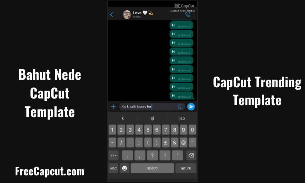 Bahut Nede CapCut Template