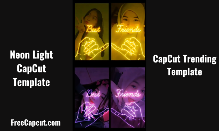 Neon Light CapCut Template